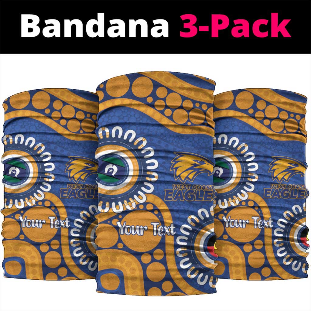 Eagles NAIDOC 2026 Personalised Neck Gaiter 50 Years of Deadly Aboriginal Art