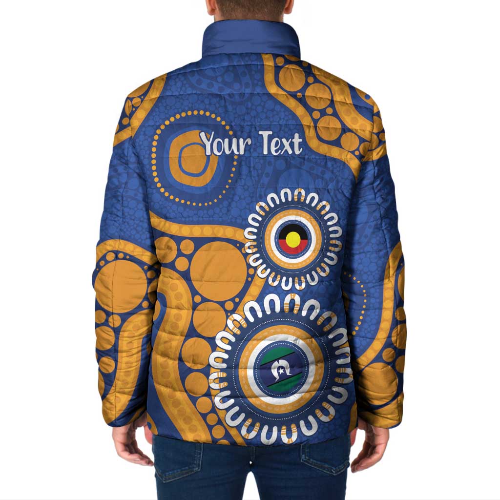 Eagles NAIDOC 2026 Personalised Padded Jacket 50 Years of Deadly Aboriginal Art