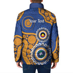 Eagles NAIDOC 2026 Personalised Padded Jacket 50 Years of Deadly Aboriginal Art