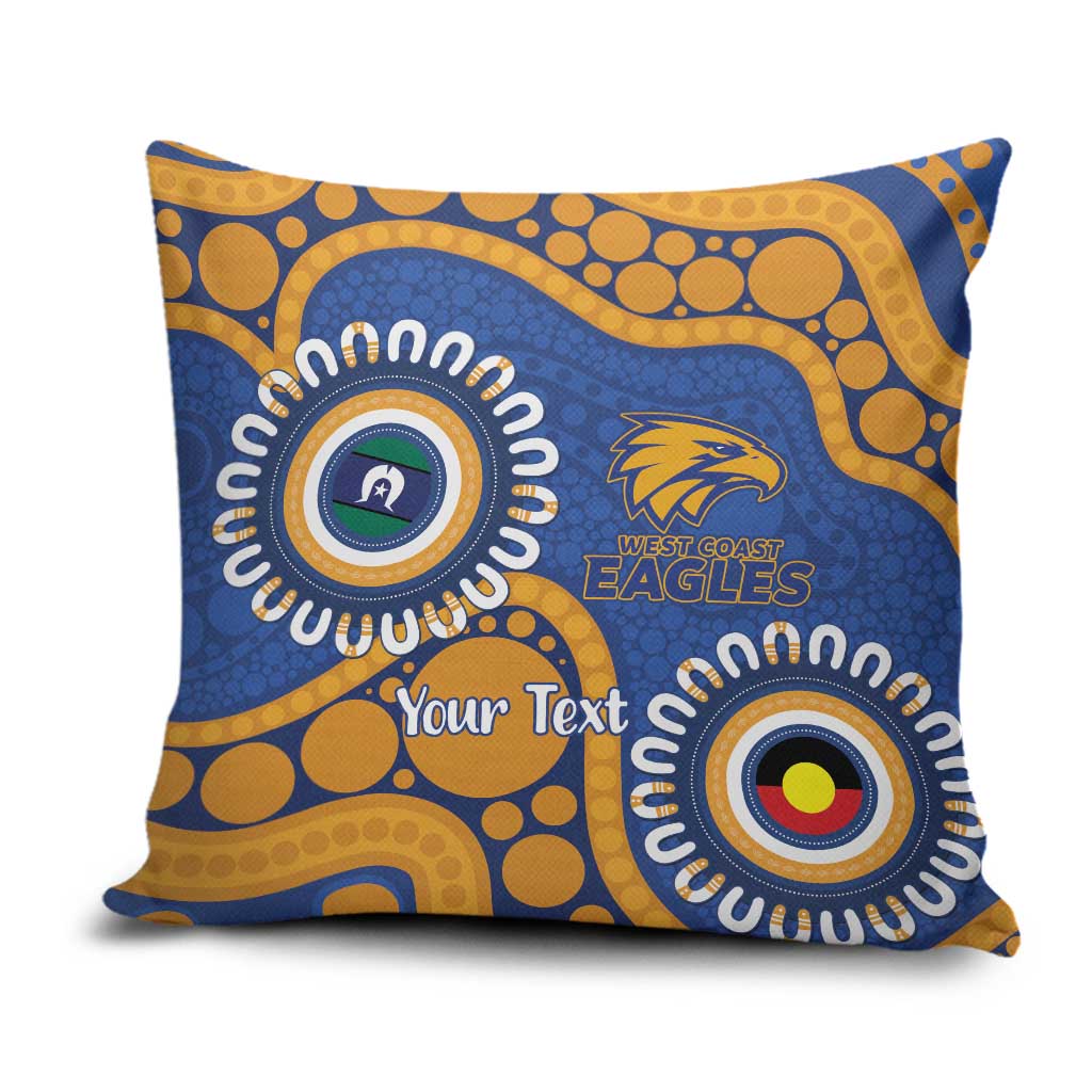 Eagles NAIDOC 2026 Personalised Pillow Cover 50 Years of Deadly Aboriginal Art