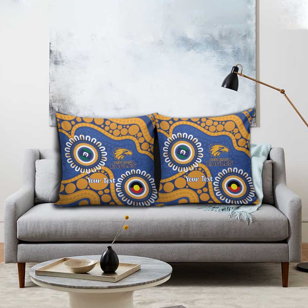 Eagles NAIDOC 2026 Personalised Pillow Cover 50 Years of Deadly Aboriginal Art