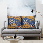 Eagles NAIDOC 2026 Personalised Pillow Cover 50 Years of Deadly Aboriginal Art