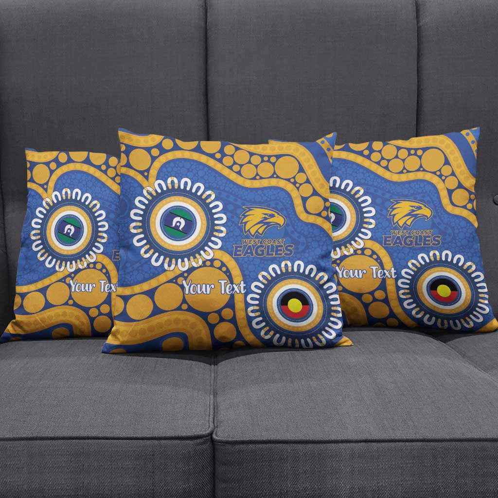 Eagles NAIDOC 2026 Personalised Pillow Cover 50 Years of Deadly Aboriginal Art