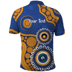 Eagles NAIDOC 2026 Personalised Polo Shirt 50 Years of Deadly Aboriginal Art