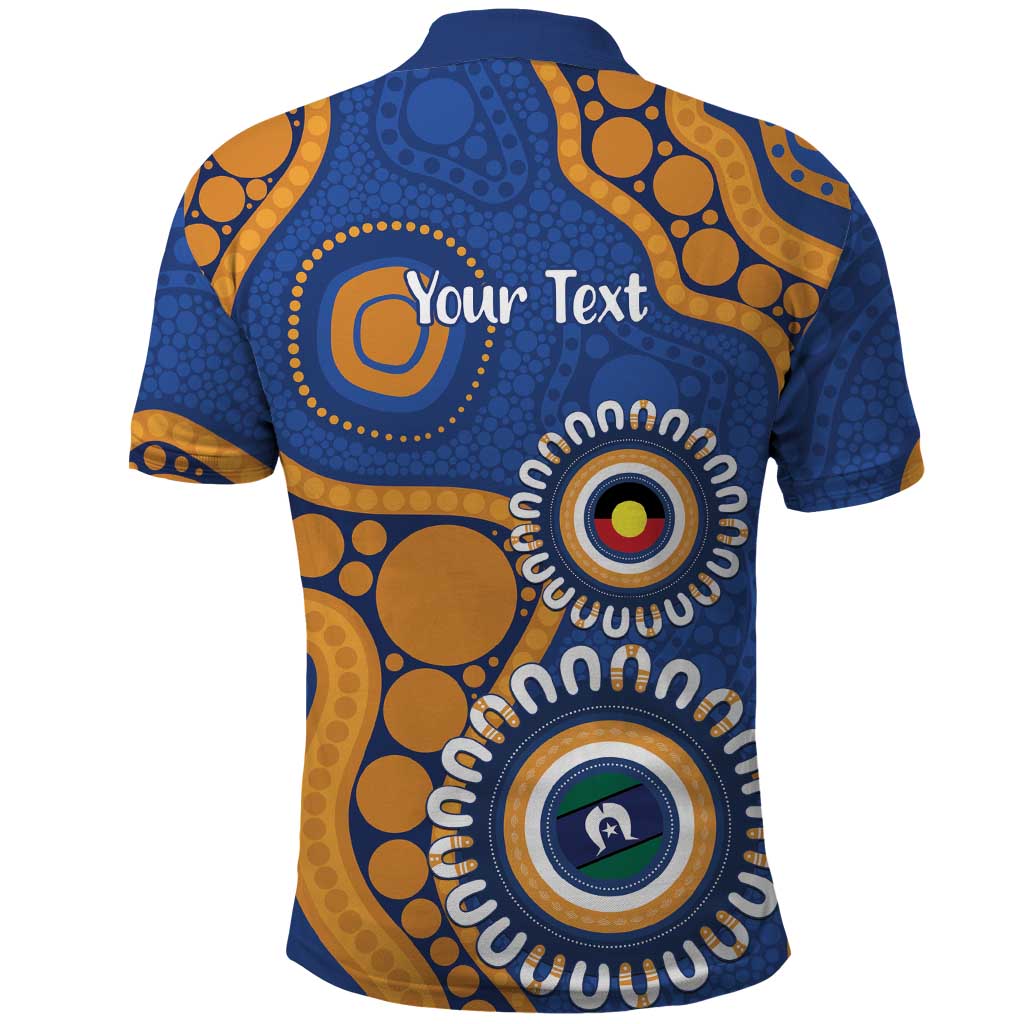 Eagles NAIDOC 2026 Personalised Polo Shirt 50 Years of Deadly Aboriginal Art