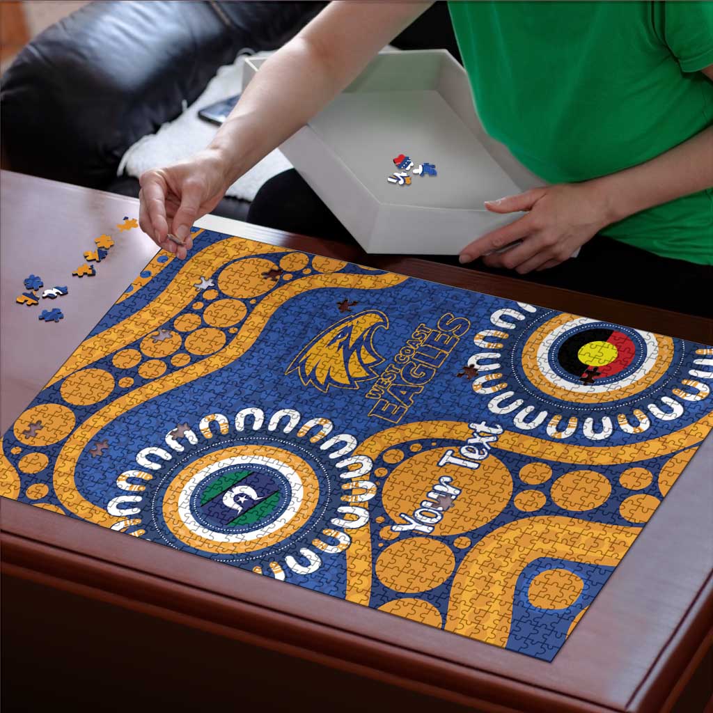 Eagles NAIDOC 2026 Personalised Puzzle 50 Years of Deadly Aboriginal Art