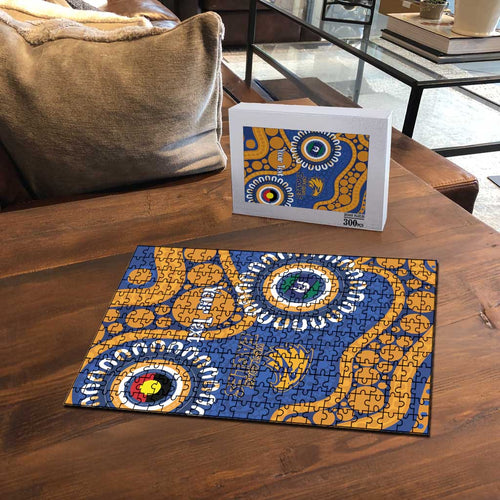 Eagles NAIDOC 2026 Personalised Puzzle 50 Years of Deadly Aboriginal Art
