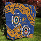 Eagles NAIDOC 2026 Personalised Quilt 50 Years of Deadly Aboriginal Art