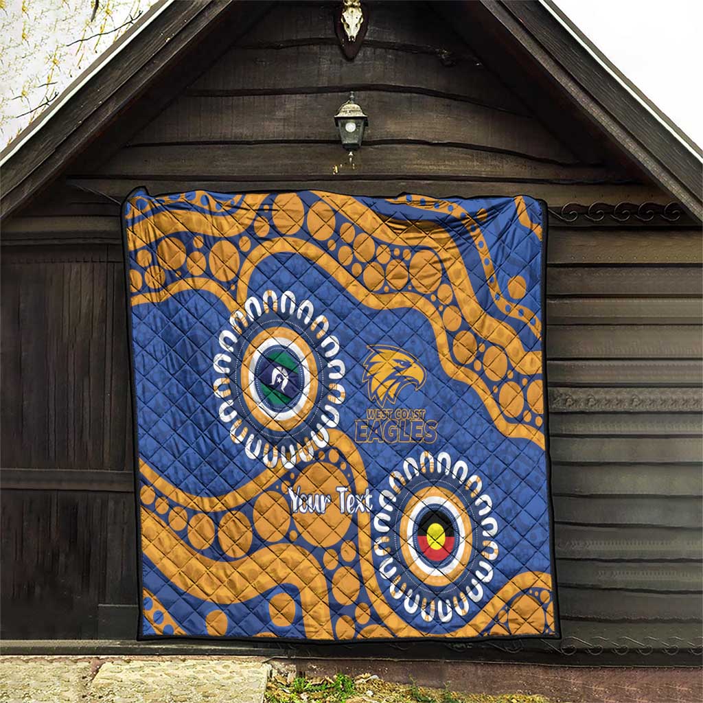 Eagles NAIDOC 2026 Personalised Quilt 50 Years of Deadly Aboriginal Art