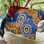 Eagles NAIDOC 2026 Personalised Quilt 50 Years of Deadly Aboriginal Art