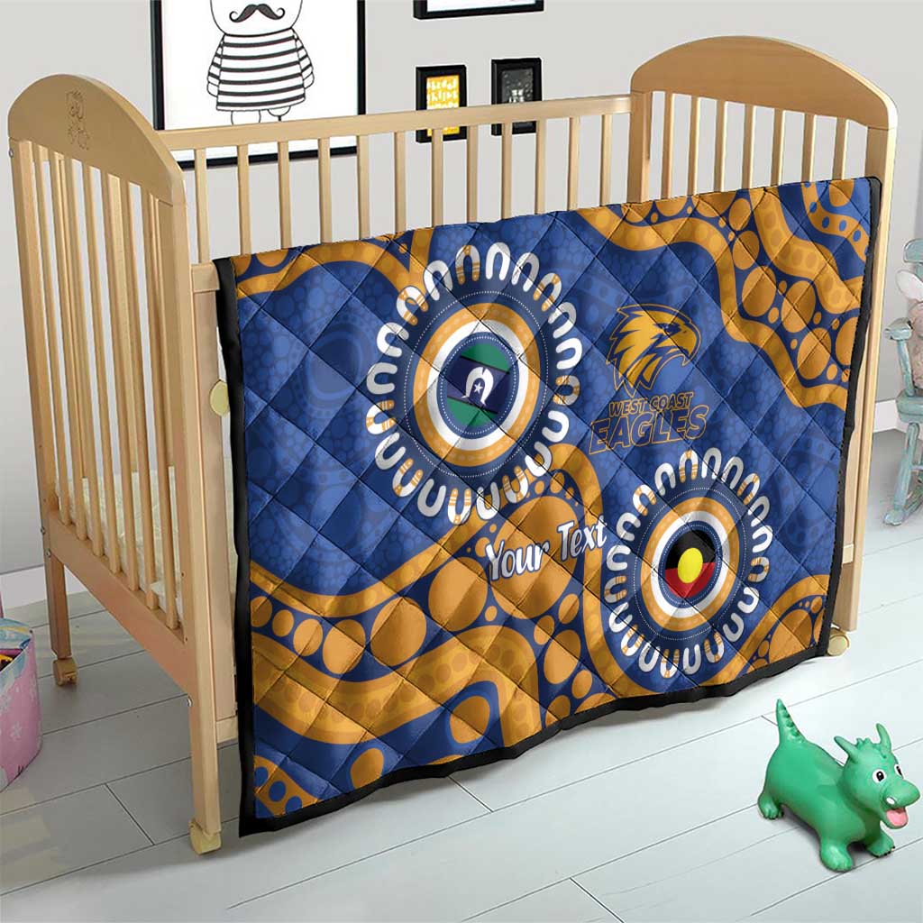 Eagles NAIDOC 2026 Personalised Quilt 50 Years of Deadly Aboriginal Art