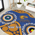 Eagles NAIDOC 2026 Personalised Round Carpet 50 Years of Deadly Aboriginal Art