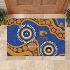 Eagles NAIDOC 2026 Personalised Rubber Doormat 50 Years of Deadly Aboriginal Art