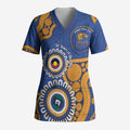 Eagles NAIDOC 2026 Personalised Scrub Top 50 Years of Deadly Aboriginal Art