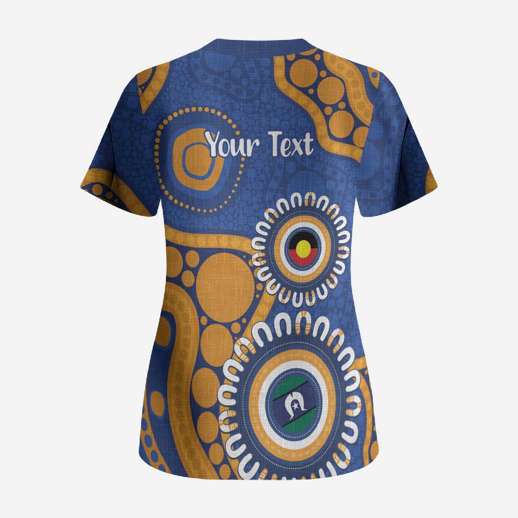Eagles NAIDOC 2026 Personalised Scrub Top 50 Years of Deadly Aboriginal Art
