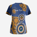Eagles NAIDOC 2026 Personalised Scrub Top 50 Years of Deadly Aboriginal Art