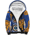 Eagles NAIDOC 2026 Personalised Sherpa Hoodie 50 Years of Deadly Aboriginal Art