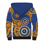 Eagles NAIDOC 2026 Personalised Sherpa Hoodie 50 Years of Deadly Aboriginal Art