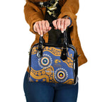 Eagles NAIDOC 2026 Personalised Shoulder Handbag 50 Years of Deadly Aboriginal Art