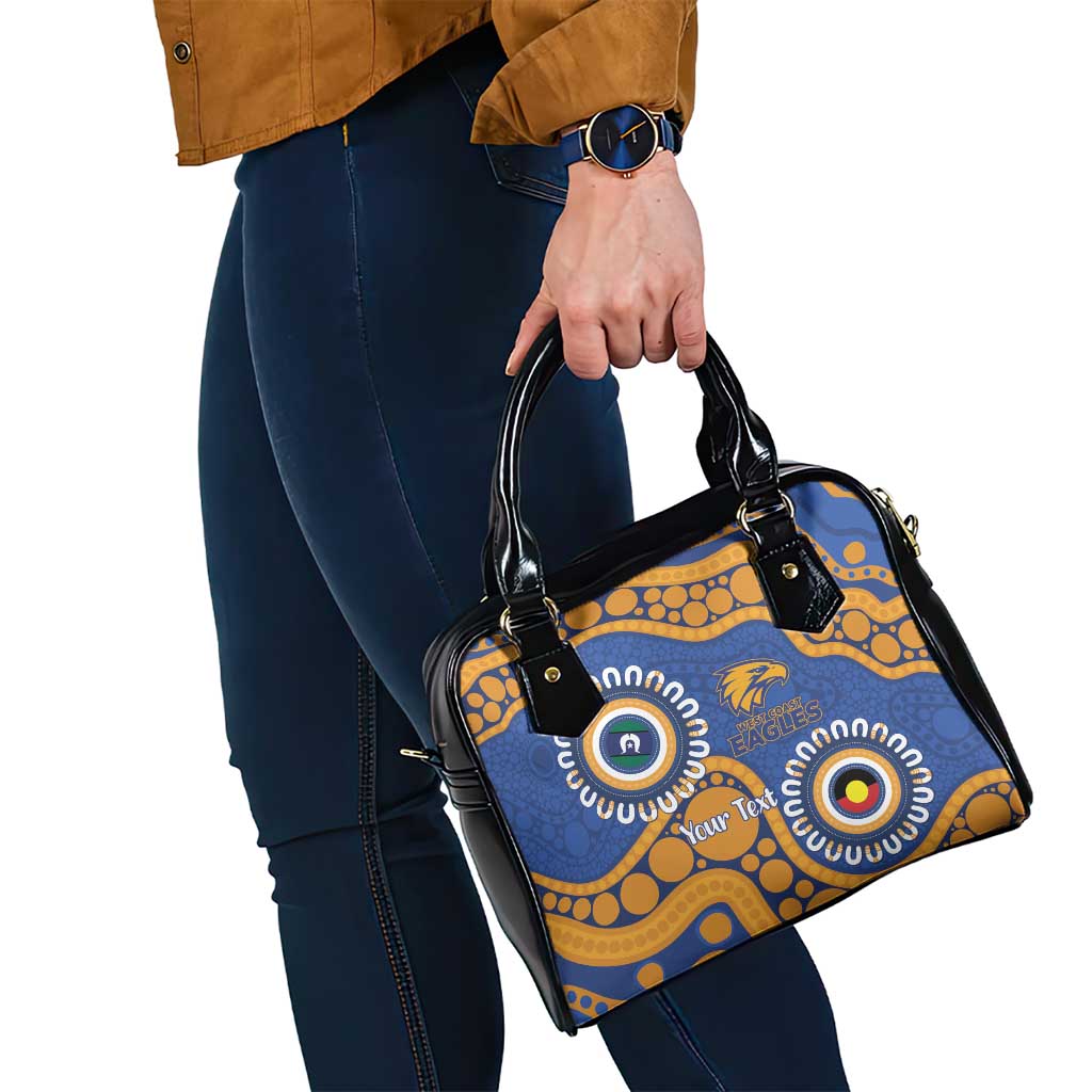 Eagles NAIDOC 2026 Personalised Shoulder Handbag 50 Years of Deadly Aboriginal Art