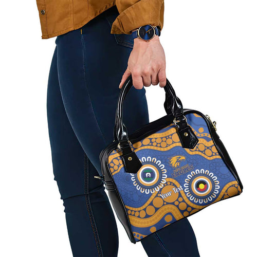 Eagles NAIDOC 2026 Personalised Shoulder Handbag 50 Years of Deadly Aboriginal Art