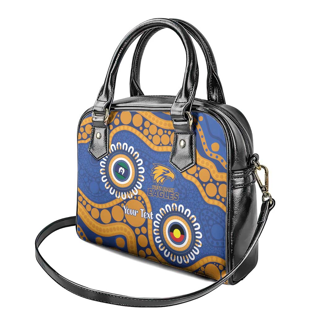 Eagles NAIDOC 2026 Personalised Shoulder Handbag 50 Years of Deadly Aboriginal Art
