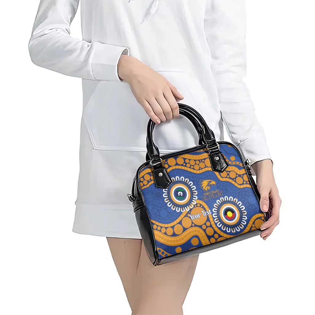Eagles NAIDOC 2026 Personalised Shoulder Handbag 50 Years of Deadly Aboriginal Art