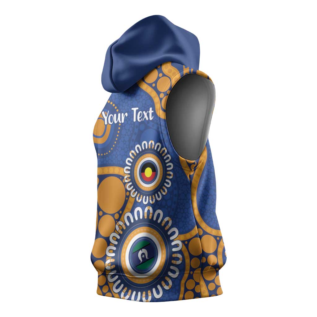 Eagles NAIDOC 2026 Personalised Sleeveless Hoodie 50 Years of Deadly Aboriginal Art