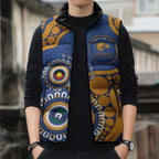 Eagles NAIDOC 2026 Personalised Sleeveless Puffer Jacket 50 Years of Deadly Aboriginal Art