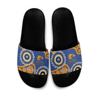 Eagles NAIDOC 2026 Personalised Slide Sandals 50 Years of Deadly Aboriginal Art