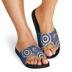 Eagles NAIDOC 2026 Personalised Slide Sandals 50 Years of Deadly Aboriginal Art