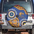 Eagles NAIDOC 2026 Personalised Spare Tire Cover 50 Years of Deadly Aboriginal Art
