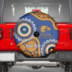 Eagles NAIDOC 2026 Personalised Spare Tire Cover 50 Years of Deadly Aboriginal Art
