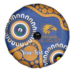 Eagles NAIDOC 2026 Personalised Spare Tire Cover 50 Years of Deadly Aboriginal Art