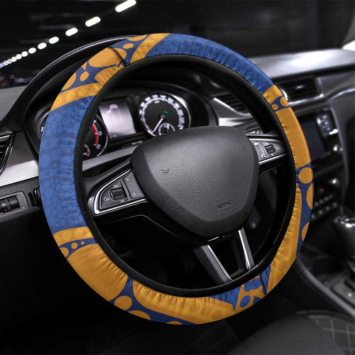 Eagles NAIDOC 2026 Steering Wheel Cover 50 Years of Deadly Aboriginal Art