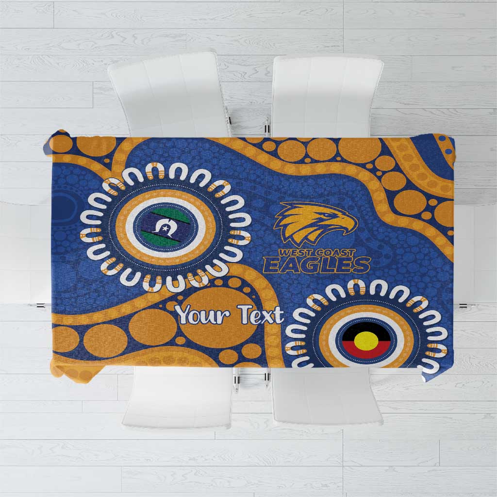 Eagles NAIDOC 2026 Personalised Tablecloth 50 Years of Deadly Aboriginal Art