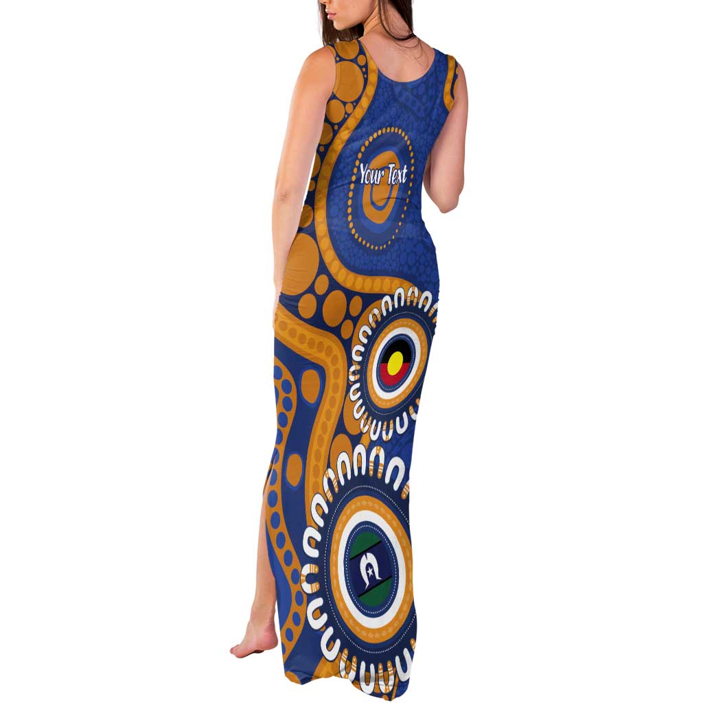 Eagles NAIDOC 2026 Personalised Tank Maxi Dress 50 Years of Deadly Aboriginal Art