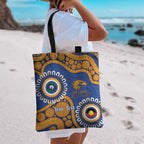 Eagles NAIDOC 2026 Personalised Tote Bag 50 Years of Deadly Aboriginal Art