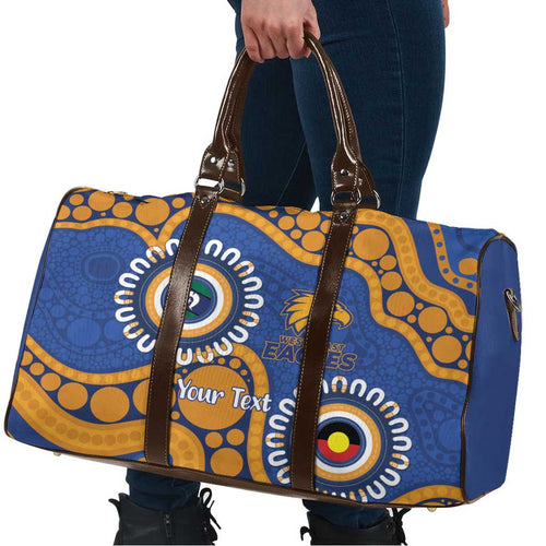 Eagles NAIDOC 2026 Personalised Travel Bag 50 Years of Deadly Aboriginal Art