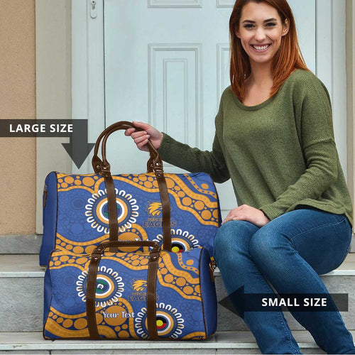 Eagles NAIDOC 2026 Personalised Travel Bag 50 Years of Deadly Aboriginal Art