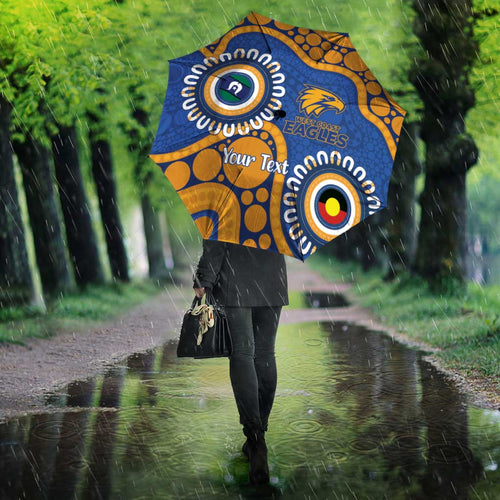Eagles NAIDOC 2026 Personalised Umbrella 50 Years of Deadly Aboriginal Art