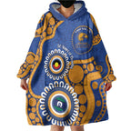 Eagles NAIDOC 2026 Personalised Wearable Blanket Hoodie 50 Years of Deadly Aboriginal Art