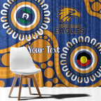 Eagles NAIDOC 2026 Personalised Window Curtain 50 Years of Deadly Aboriginal Art