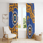Eagles NAIDOC 2026 Personalised Window Curtain 50 Years of Deadly Aboriginal Art