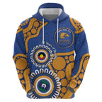 Eagles NAIDOC 2026 Personalised Zip Hoodie 50 Years of Deadly Aboriginal Art