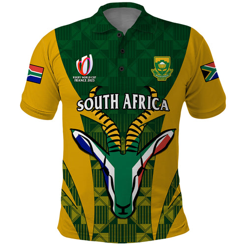 custom-south-africa-rugby-polo-shirt-go-springboks-kente-pattern-with-bokke