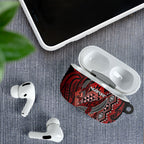 Aotearoa Iwi Ngapuhi AirPods Case NZ Maori Humpback Whale Taniko Motifs