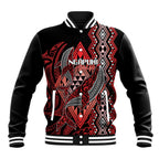 Aotearoa Iwi Ngapuhi Personalised Baseball Jacket NZ Maori Humpback Whale Taniko Motifs
