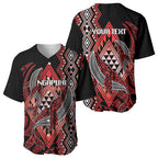 Aotearoa Iwi Ngapuhi Personalised Baseball Jersey NZ Maori Humpback Whale Taniko Motifs