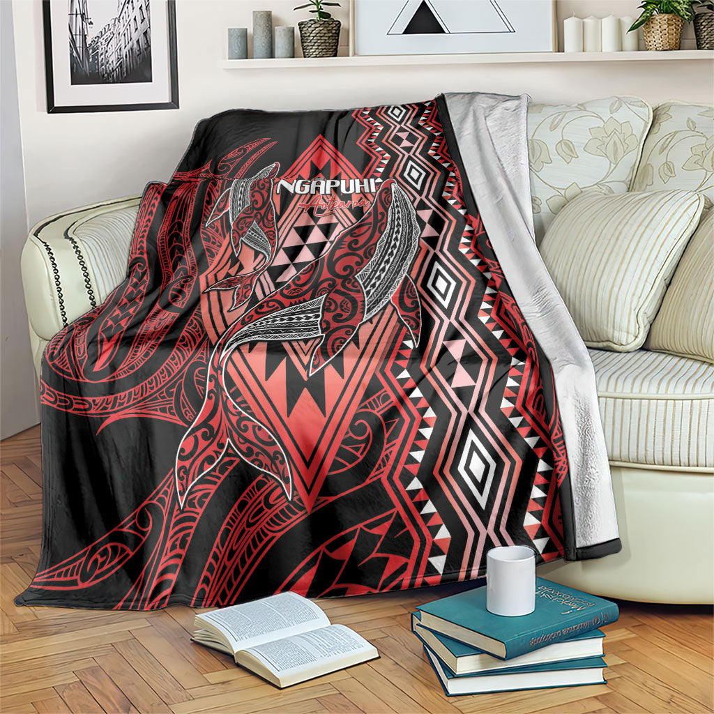 Aotearoa Iwi Ngapuhi Blanket NZ Maori Humpback Whale Taniko Motifs